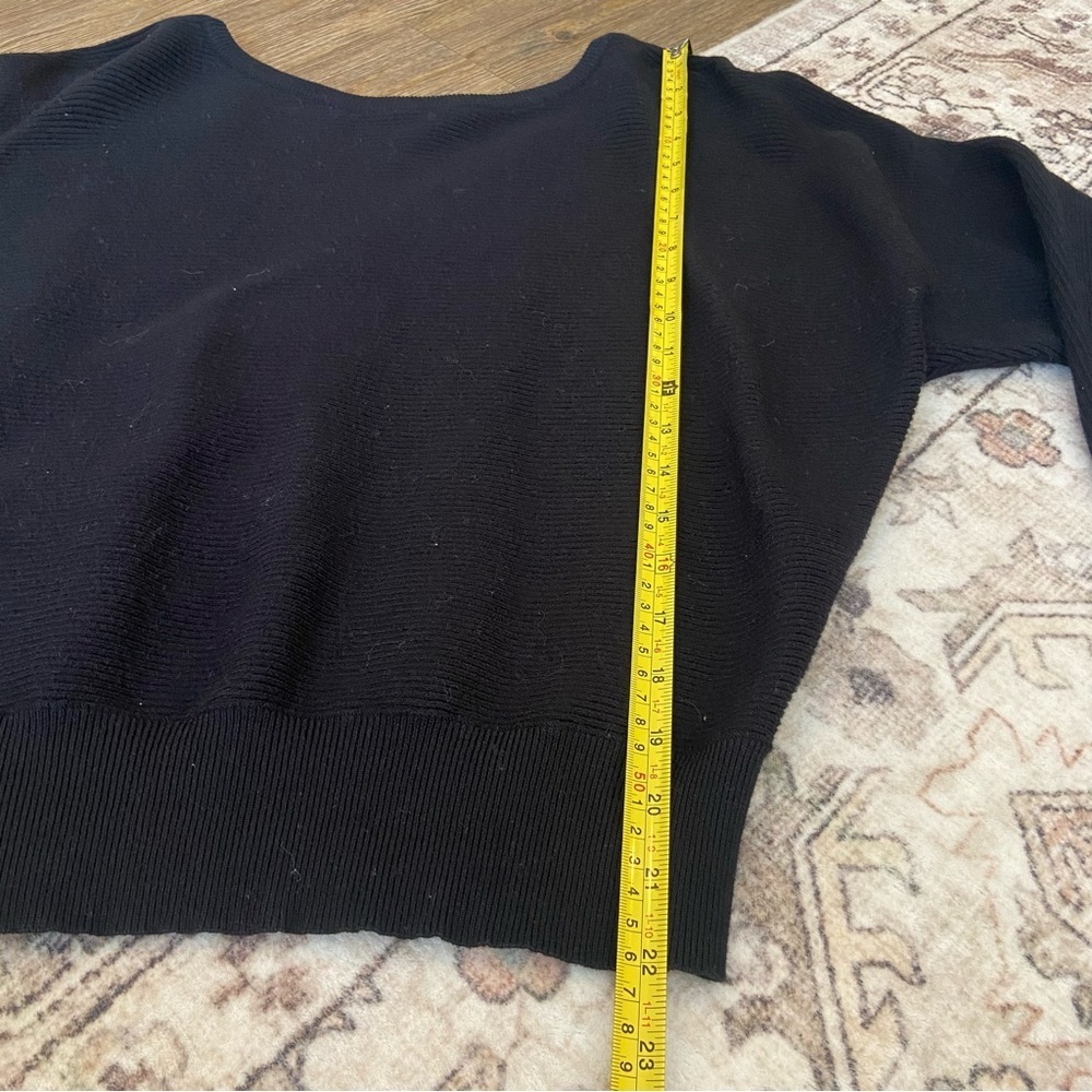 Love Tree Black Ribbed Fall Sweater - Picture 5 of 9